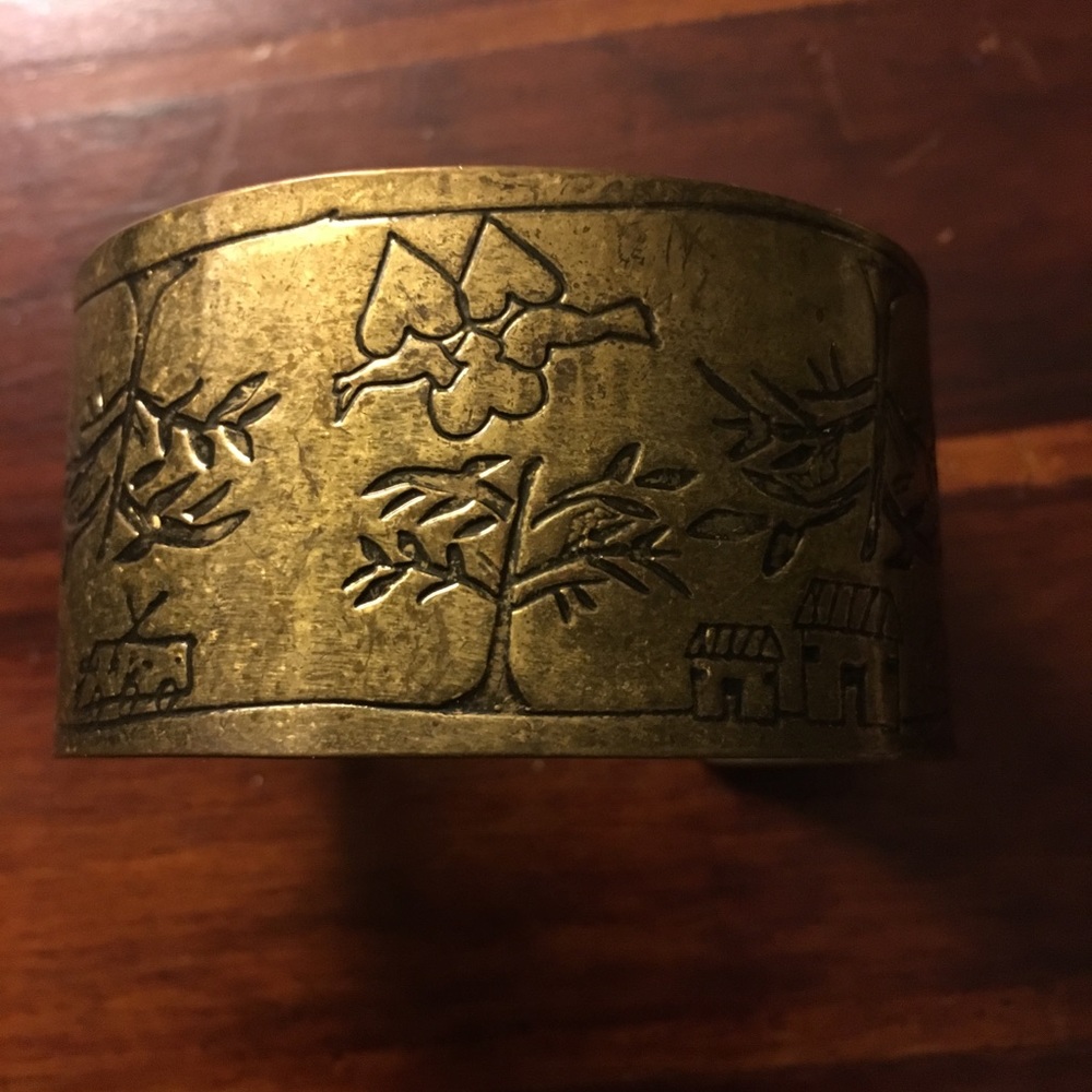 Brass cuff ~ Vintage Aldo